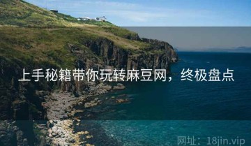 上手秘籍带你玩转麻豆网，终极盘点