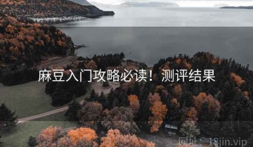 麻豆入门攻略必读！测评结果