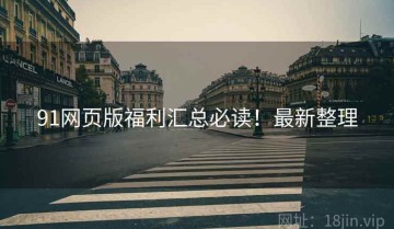 91网页版福利汇总必读！最新整理