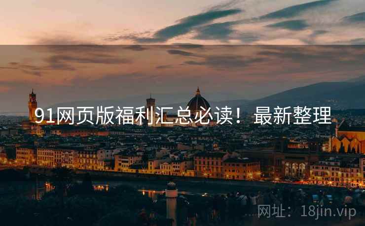 91网页版福利汇总必读！最新整理