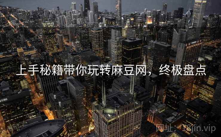上手秘籍带你玩转麻豆网，终极盘点