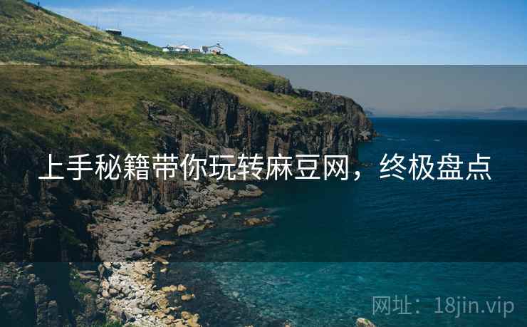 上手秘籍带你玩转麻豆网，终极盘点