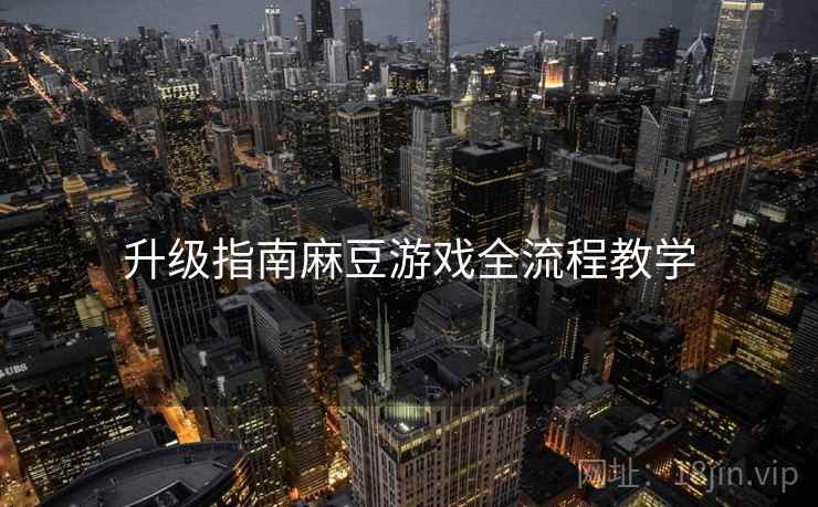 升级指南麻豆游戏全流程教学
