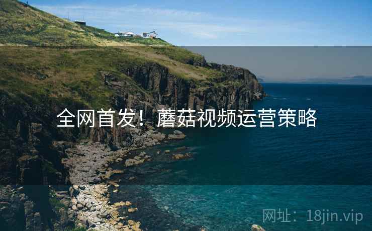 全网首发！蘑菇视频运营策略